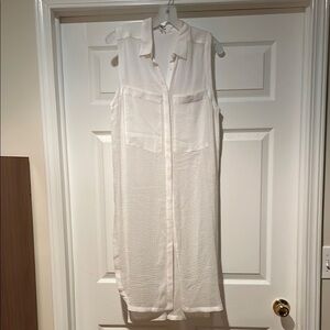 Helmut Lang Sleeveless White coverup